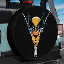 Wolverine Unzipped Jeep Car Spare Tire Cover