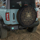 Mandala Meditating Xenomorph Alien Yoga Jeep Car Spare Tire Cover