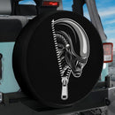 Xenomorph Alien Horror Unizipped Jeep Car Spare Tire Cover