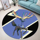 Xerneas Pokemon Round Rug