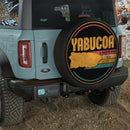 Retro Yabucoa Puerto Rico Map Car Spare Tire Cover