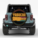 Retro Yabucoa Puerto Rico Map Car Spare Tire Cover