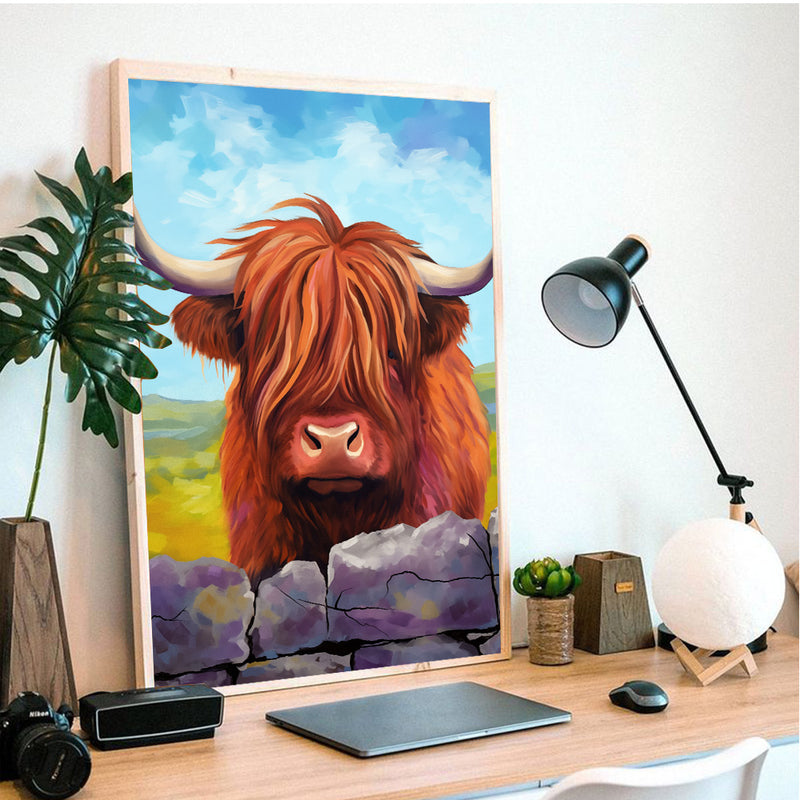 Yak Mountain - Living Room - Canvas Wall Art - Print - Wall Decor