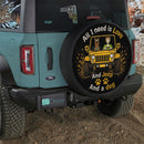 Yellow Jeep Scooby Doo Love Dog Car Spare Tire Cover