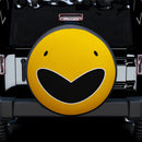 Yellow Power Ranger Face Car Spare Tire Cover
