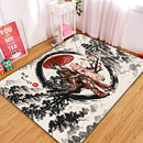 Yor x Anya Spy × Family Japan Ink Style Rectangular Area Rug
