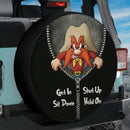 Yosemite Sam Looney Tunes Zip Get In Shit Down Shut Up Hold On Car Spare Tire Cover