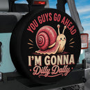 Dilly Dally Snail Car Spare Tire Cover