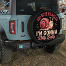 Dilly Dally Snail Car Spare Tire Cover