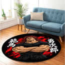 Yujiro Hanma Baki The Grappler Carpet Round Rug