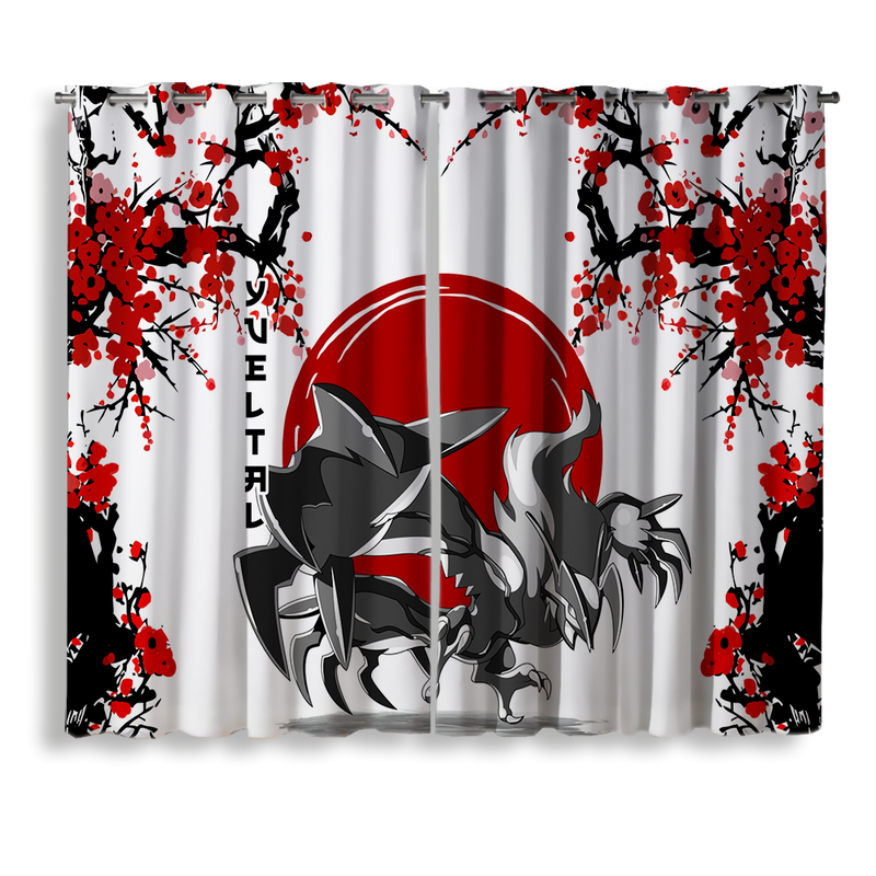 Yveltal Pokemon Japan Style Window Curtain