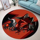 Yveltal Pokemon Round Rug