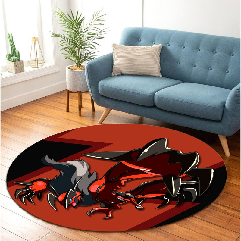 Yveltal Pokemon Round Rug