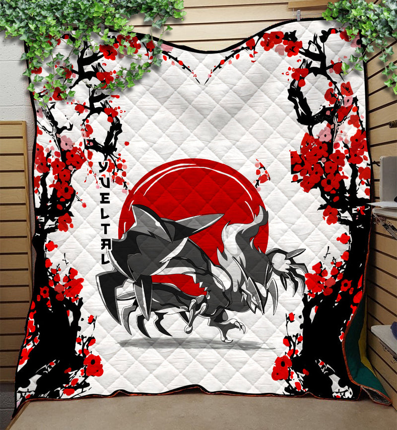 Yveltal Pokemon Japan Style Quilt Blanket