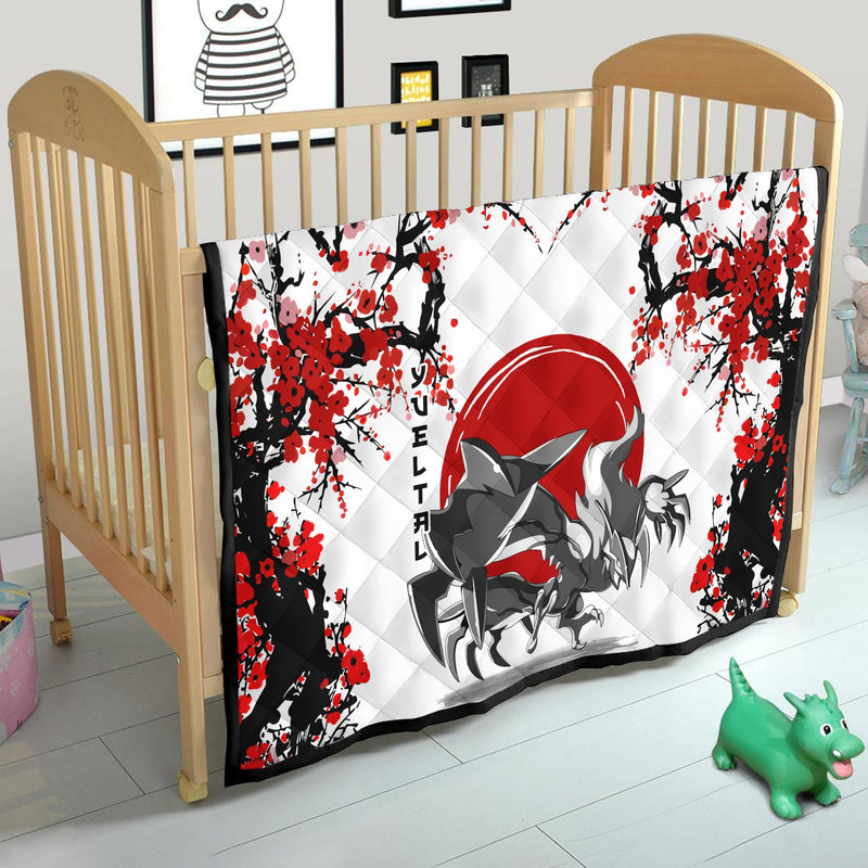 Yveltal Pokemon Japan Style Quilt Blanket