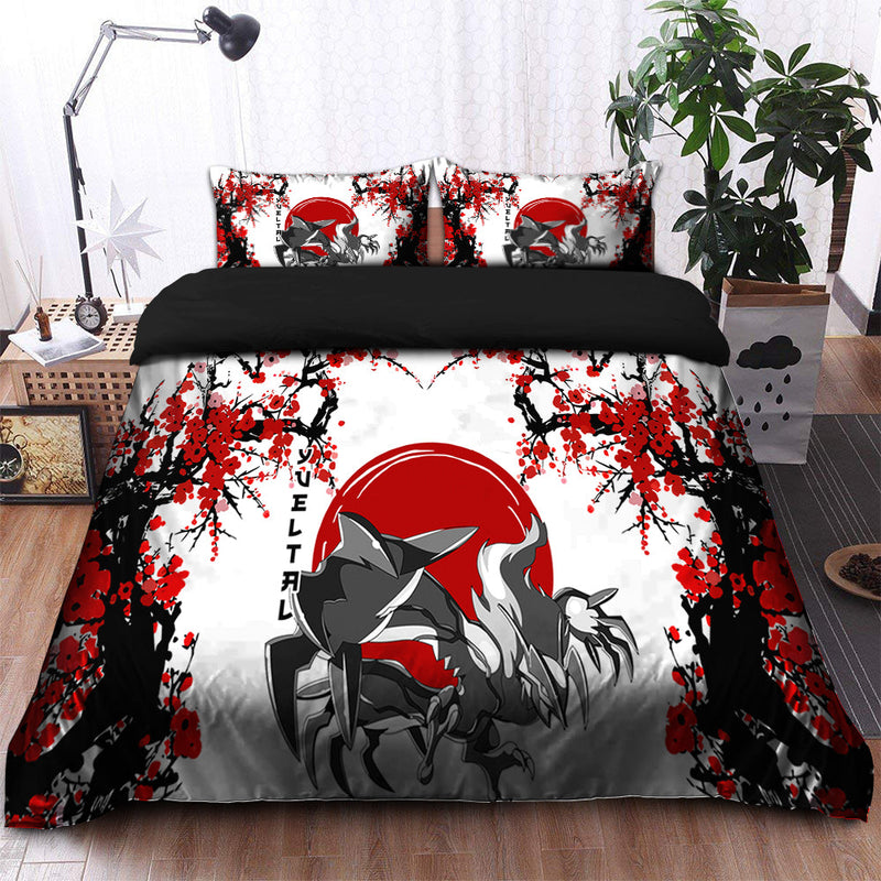 Yveltal Pokemon Japan Style Bedding Set Duvet Cover And 2 Pillowcases