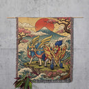 Zacian Zamazenta Pokemon Woven Throw Blanket