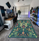 Zelda Retro Rectangular Area Rug