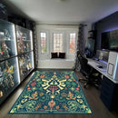 Zelda Retro Rectangular Area Rug