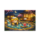 Zenitsu In Cozy Onsen Jigsaw Puzzle