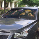 Zenitsu Agatsuma x Nezuko Kamado Demon Slayer Custom Car Windshield Sunshades