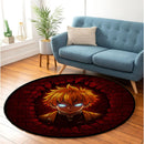 Zenitsu Demon Slayer Break Wall Round Rug