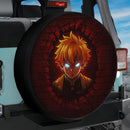 Zenitsu Demon Slayer Break Wall Jeep Car Spare Tire Cover