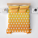 Agatsuma Zenitsu Classic Thunder Pillar Pattern Demon Slayer Kimetsu No Yaiba Bedding Set Duvet Cover And 2 Pillowcases Nearkii