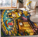 Zenitsu In Cozy Onsen Rectangular Area Rug