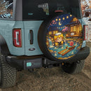Zenitsu In Cozy Onsen Car Spare Tire Cover