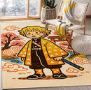 Zenitsu Demon Slayer Japan Rectangular Area Rug