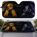 Zenitsu x Kaigaku Demon Slayer Custom Car Windshield Sunshades