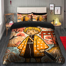 Zenitsu Demon Slayer Japan Ink Bedding Set