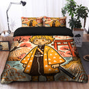 Zenitsu Demon Slayer Japan Ink Bedding Set
