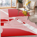 Zero Two Mono Red Darling In The Franxx Rectangular Area Rug