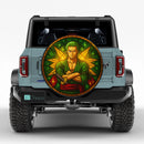 Zoro One Piece Stained Glass Jeep Car Spare Tire Cover