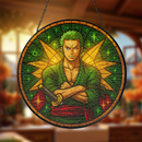 Zoro One Piece Stained Glass Suncatcher