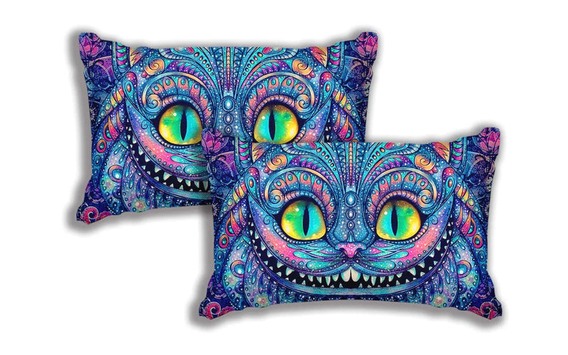 Alice In Wonderland Cheshire Cat Bedding Set Duvet Cover And 2 Pillowcases Nearkii