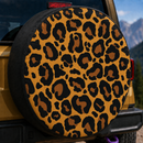Leopard Pattern Skin Custom Jeep Wheel Cover With Camera Hole