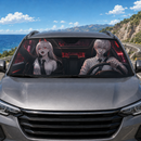 Chainsaw Man Anime Denji And Power Custom Car Windshield Sunshades