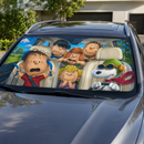Funny Snoopy Driving Custom Car Windshield Sunshades