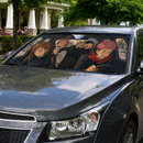 Jujutsu Kaisen Yuji Nobara Satoru And Sukuna Driving Custom Car Windshield Sunshades