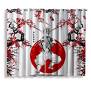 Akaza Demon Slayer Anime Japan Style Window Curtain
