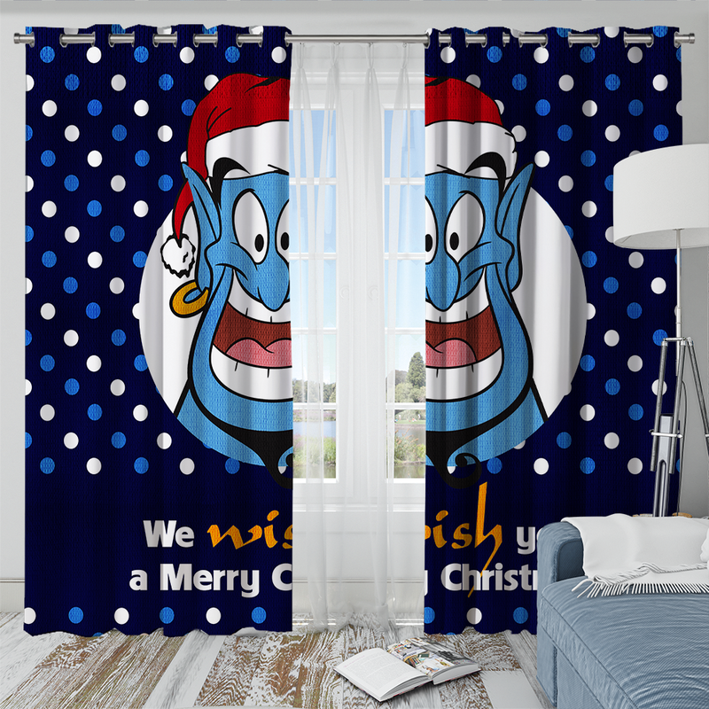 Aladin Christmas Window Curtain