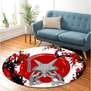 Alakazam Pokemon Japan Style Stained Glass Round Rug