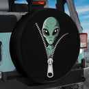 Alien Zip Jeep Car Spare Tire Cover