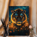 Angry Tiger Starry Night - Living Room - Canvas Wall Art - Print - Wall Decor