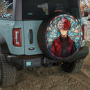 Shoto Todoroki My Hero Academia Japan Anime Stained Glass Jeep Car Spare Tire Cover
