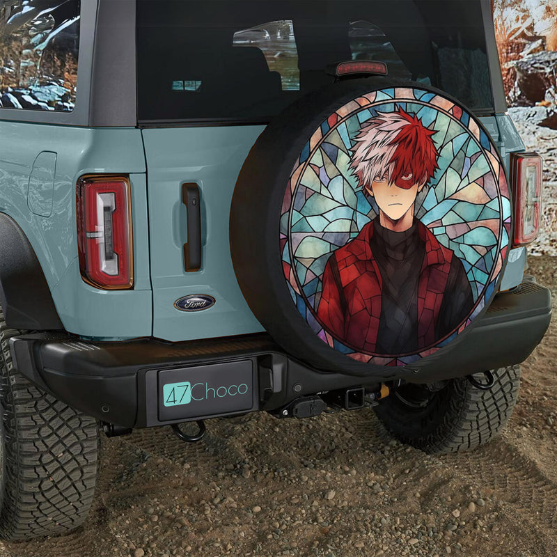 Shoto Todoroki My Hero Academia Japan Anime Stained Glass Jeep Car Spa