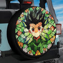 Gon Freecss Hunter X Hunter Japan Anime Stained Glass Jeep Car Spare Tire Cover